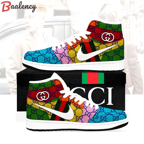 red gucci and nike shoes|gucci shoes red and black.